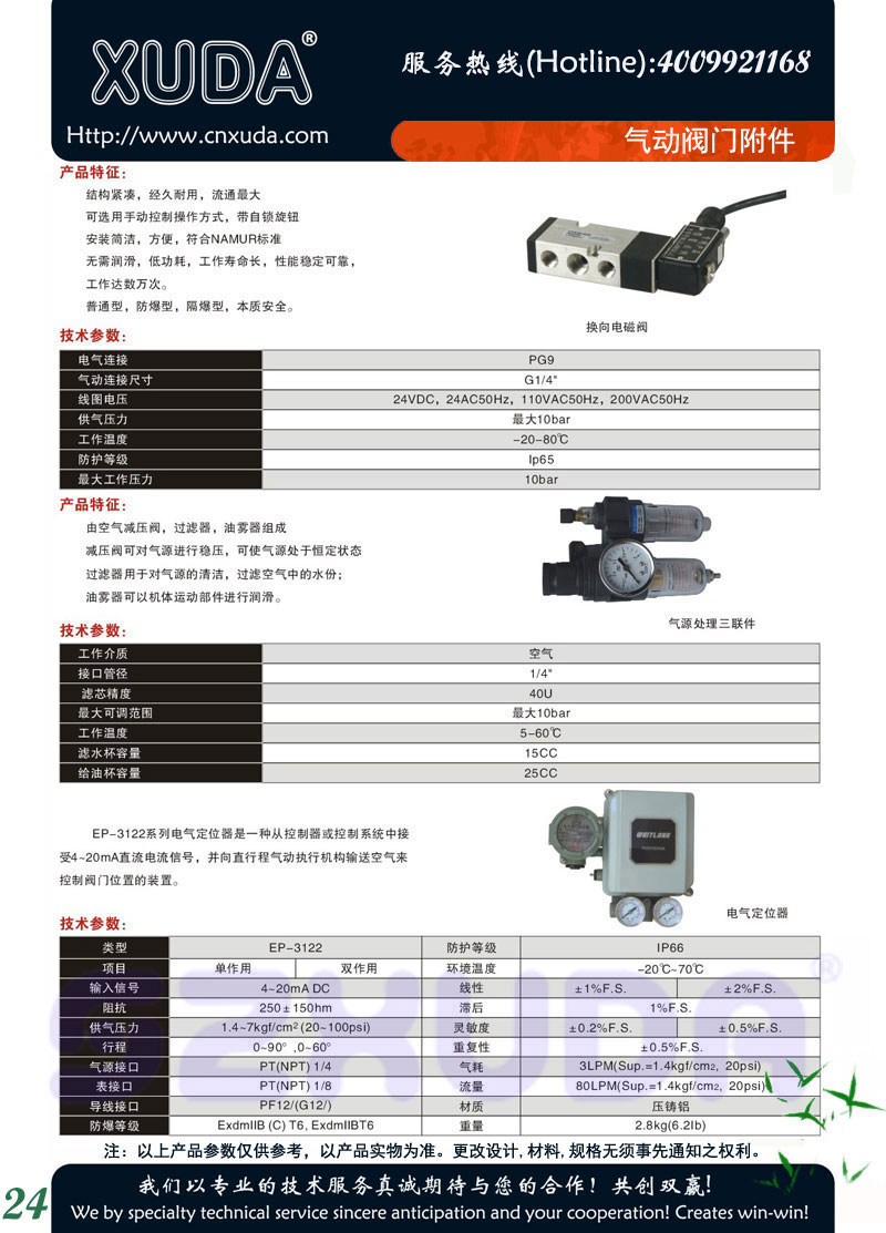 气动阀门附件